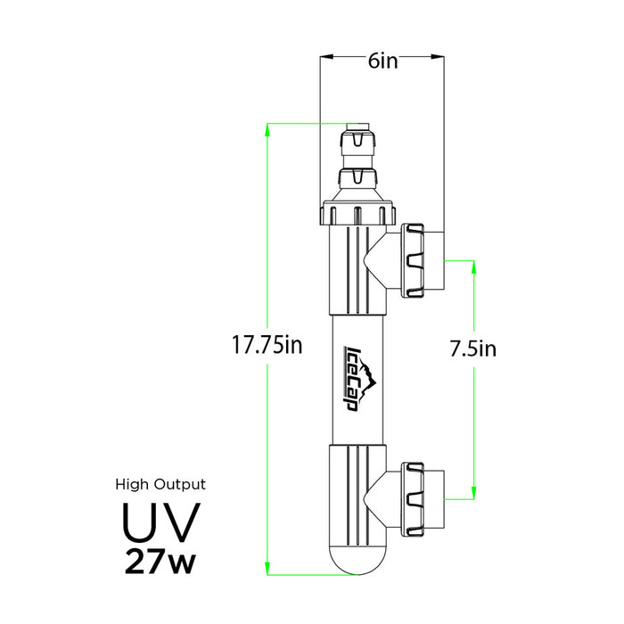 IceCap 40w High Output UV Sterilizer