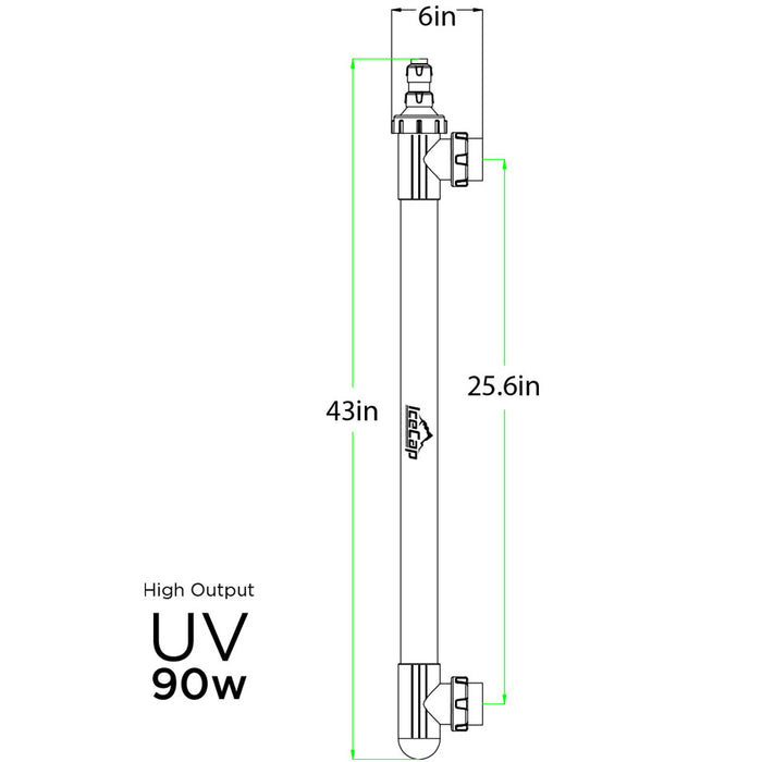 IceCap 40w High Output UV Sterilizer