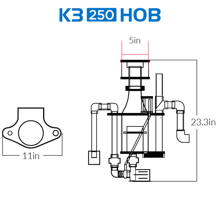 Icecap K3-250HOB Skimmer