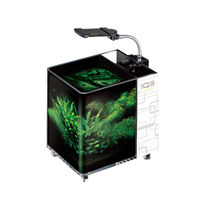 DYMAX IQ3 Mini Acrylic Aquarium-CLASSIC BLACK