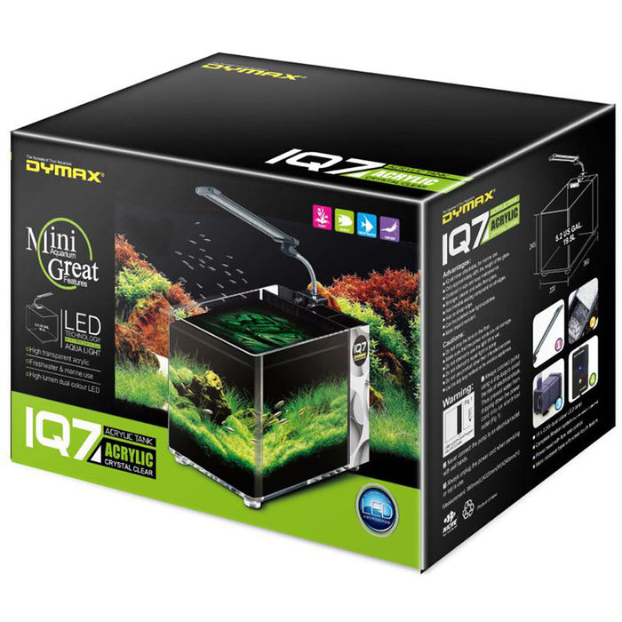 DYMAX IQ7 Mini Acrylic Aquarium-PALM GREEN