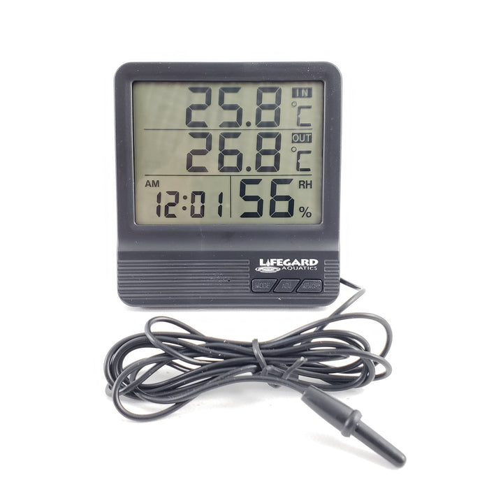 Lifegard Aquatics Digital Thermometer / Hygrometer