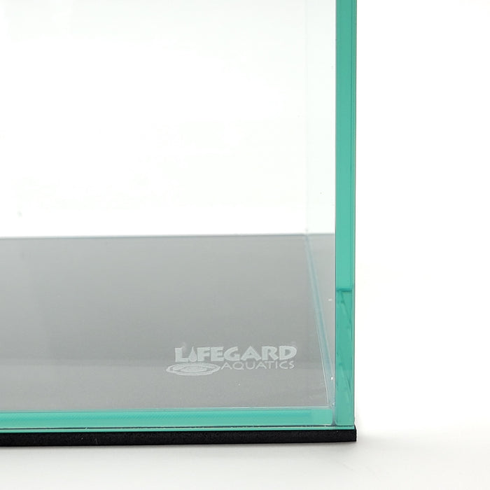 LIFEGARD Aquatic 6 Gallon Clear Glass Bookshelf Aquarium Kit 5mm (29.92"x5.90"x7.87")