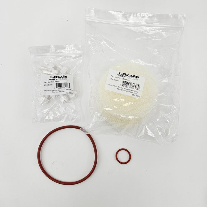 Lifegard Replacement Sponges, Nylon Screws and O-Ring for R800128 Side Flow Reactor