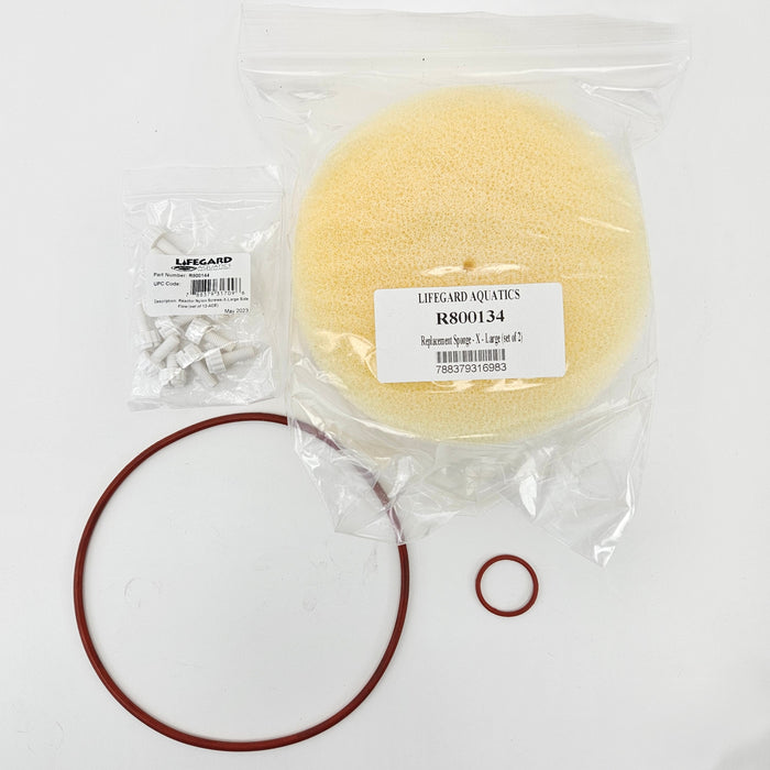 Lifegard Replacement Sponges, Nylon Screws and O-Ring for R800129 Side Flow Reactor