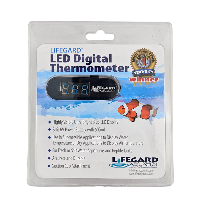 Lifegard Aquatics LED DIGITAL THERMOMETER