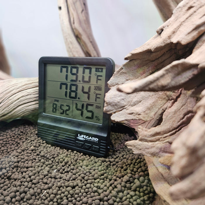 Lifegard Aquatics Digital Thermometer / Hygrometer