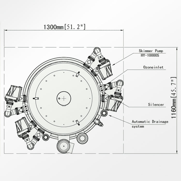 Reef Octopus Q7 31.5" Commercial Skimmer