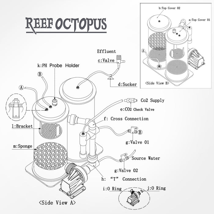 Reef Octopus Q5 20" Commercial Skimmer