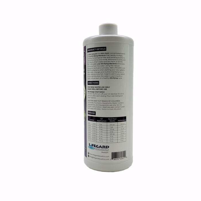 Lifegard Aquatics Live Nitrifying Bacteria 32 oz