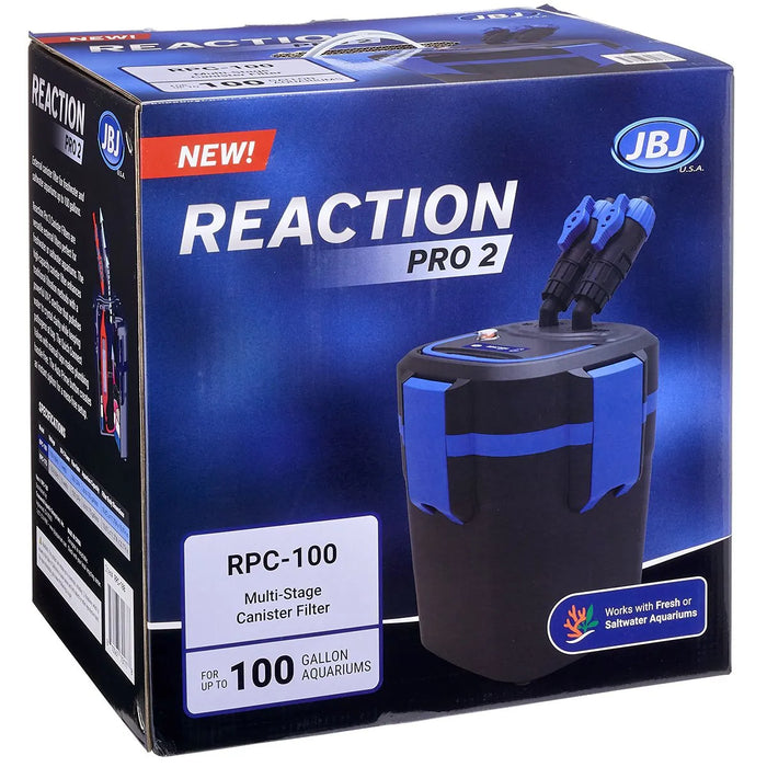 JBJ REACTION PRO 2 - CANISTER FILTER - 7W UV - 360 GPH