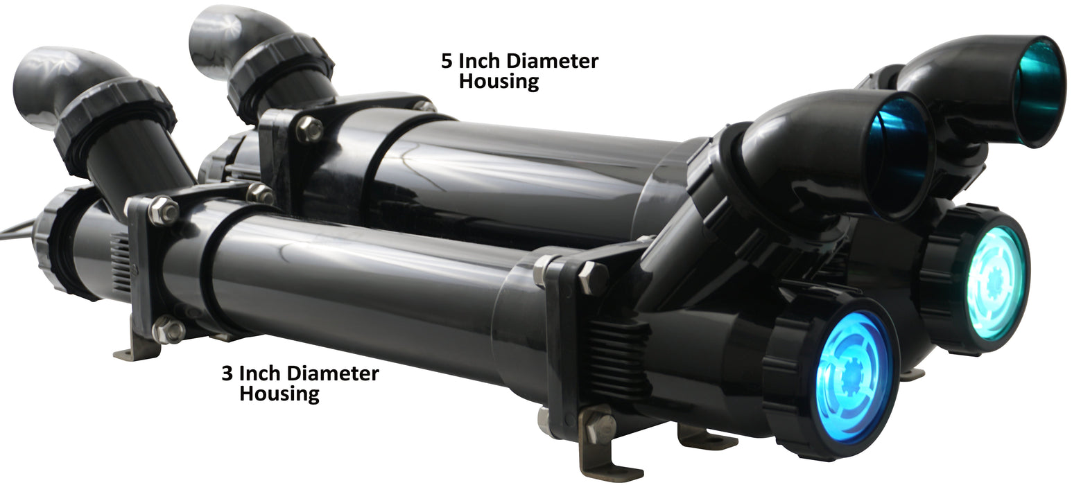 Lifegard Pro-MAX High Output Amalgam Germicidal UV - 55 Watts in 5" Diameter Housing