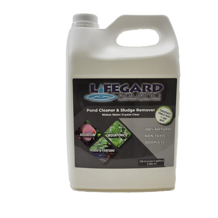 Lifegard Aquatics Pond and Aquarium Cleaner & Sludge Remover 128 oz