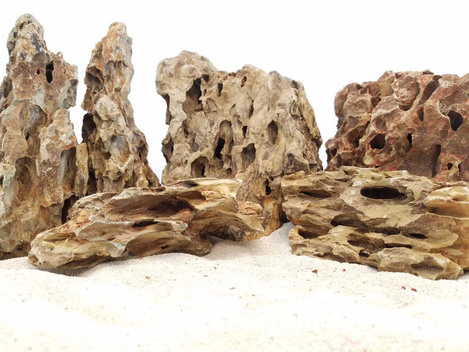 Lifegard Aquatics Dragon Ohko Rock 25 Lbs. Mix Size Rock Kit