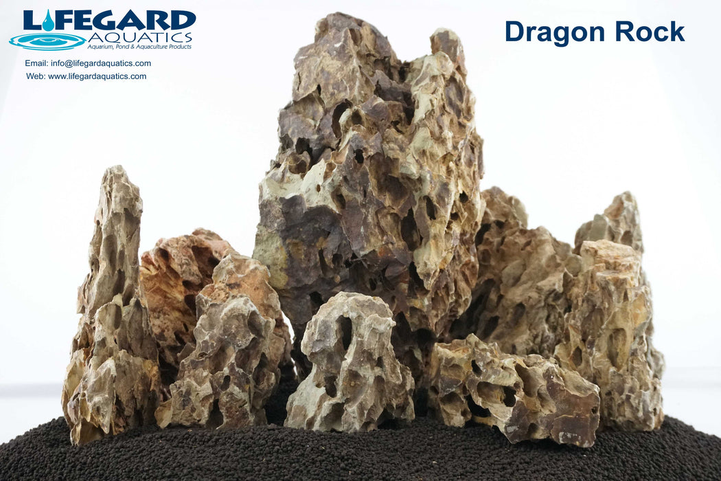 Lifegard Aquatics Dragon Ohko Rock 25 Lbs. Mix Size Rock Kit